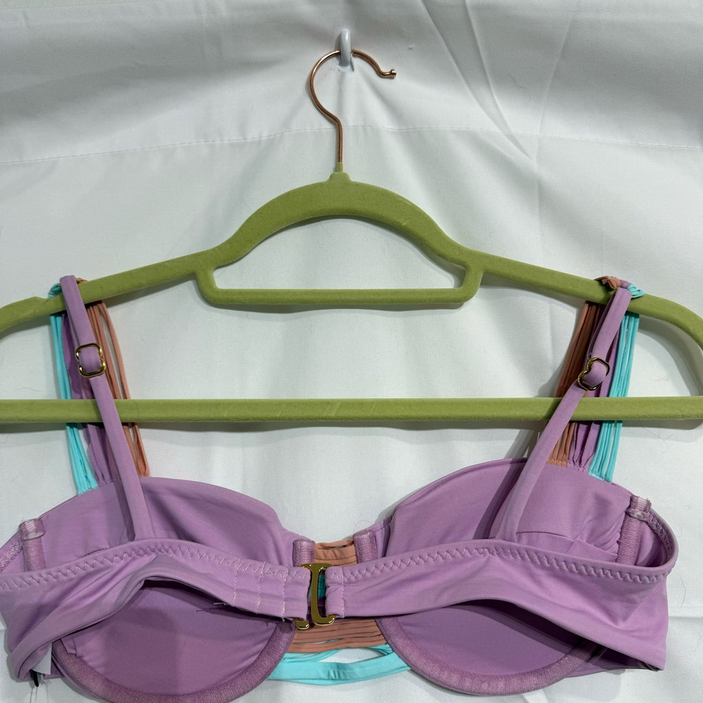 Isabella Rose Lavender Lucca Bikini Top Sz D-Cup NWT