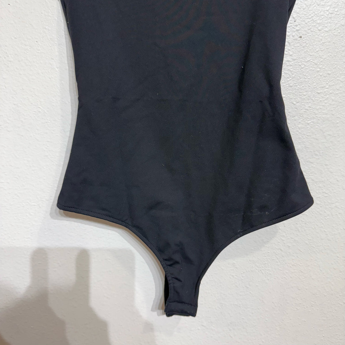 Free People Black Square Eyes Bodysuit Sz XS NWT