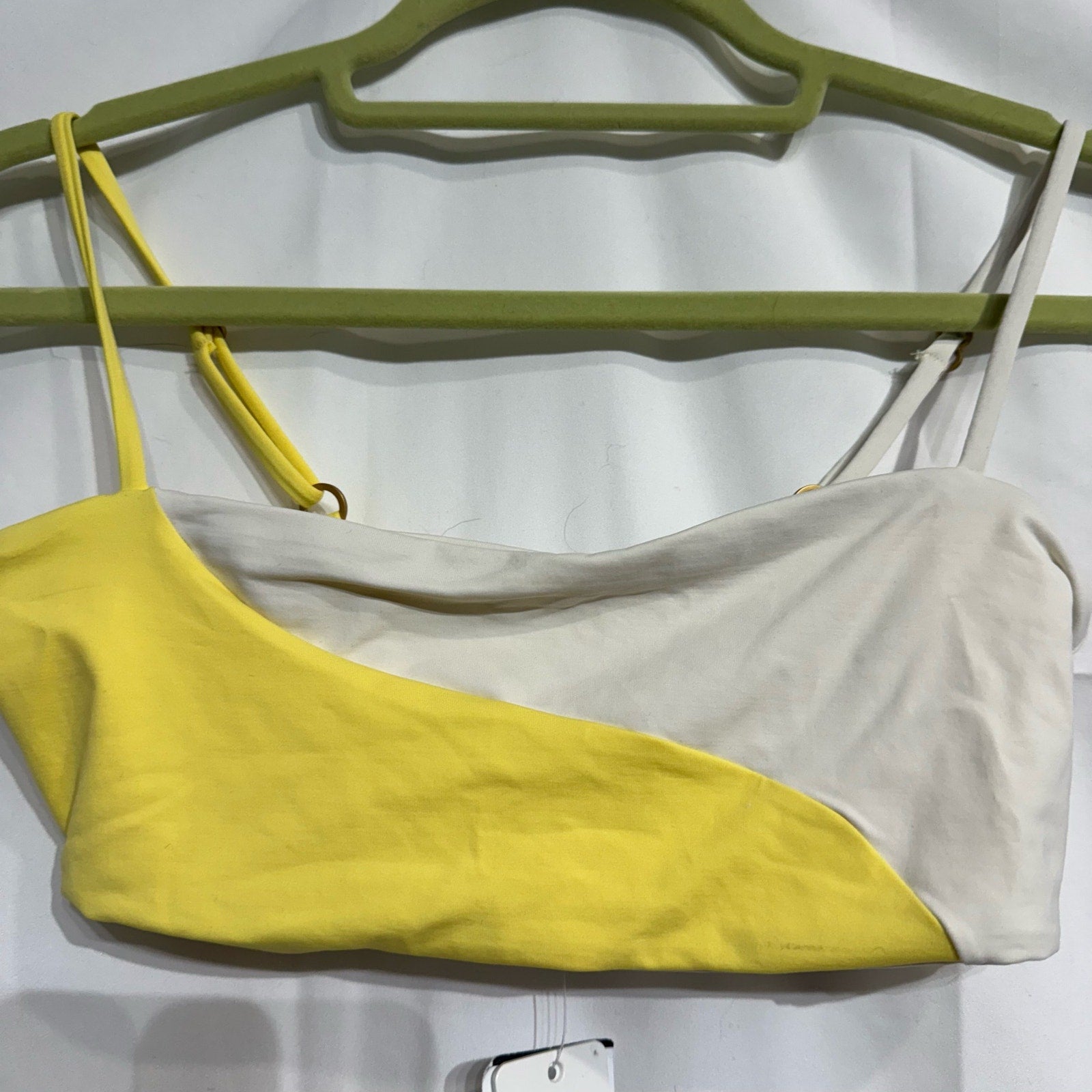 L*Space Yellow Ari Color Block Ari Top Sz S NWT