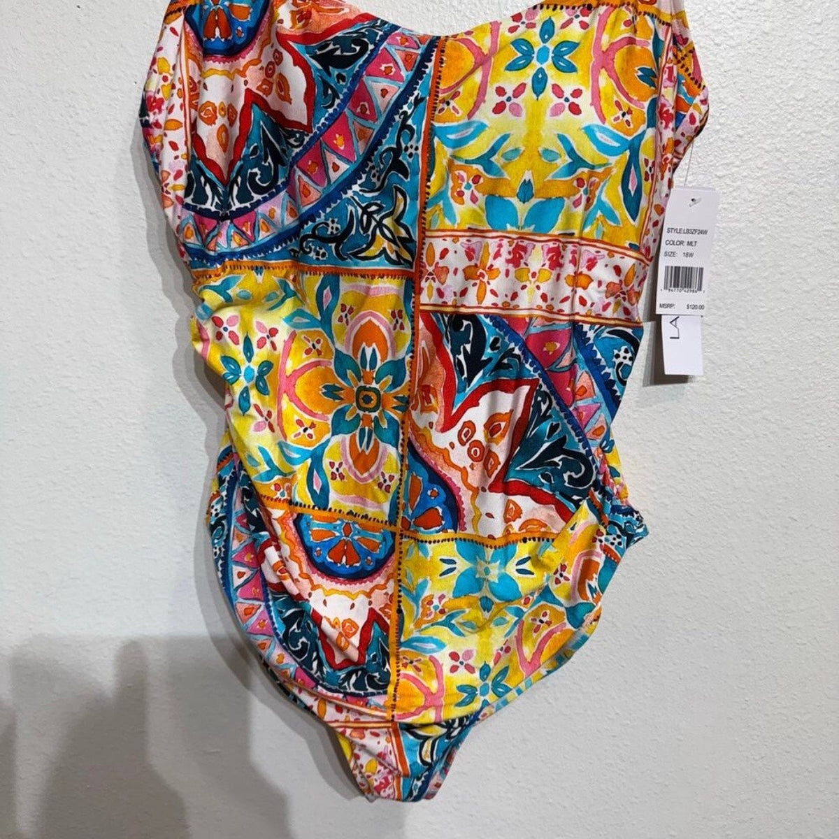 La Blanca Plus Soliel Lingerie One-Piece Swimsuit Sz 22W NWT
