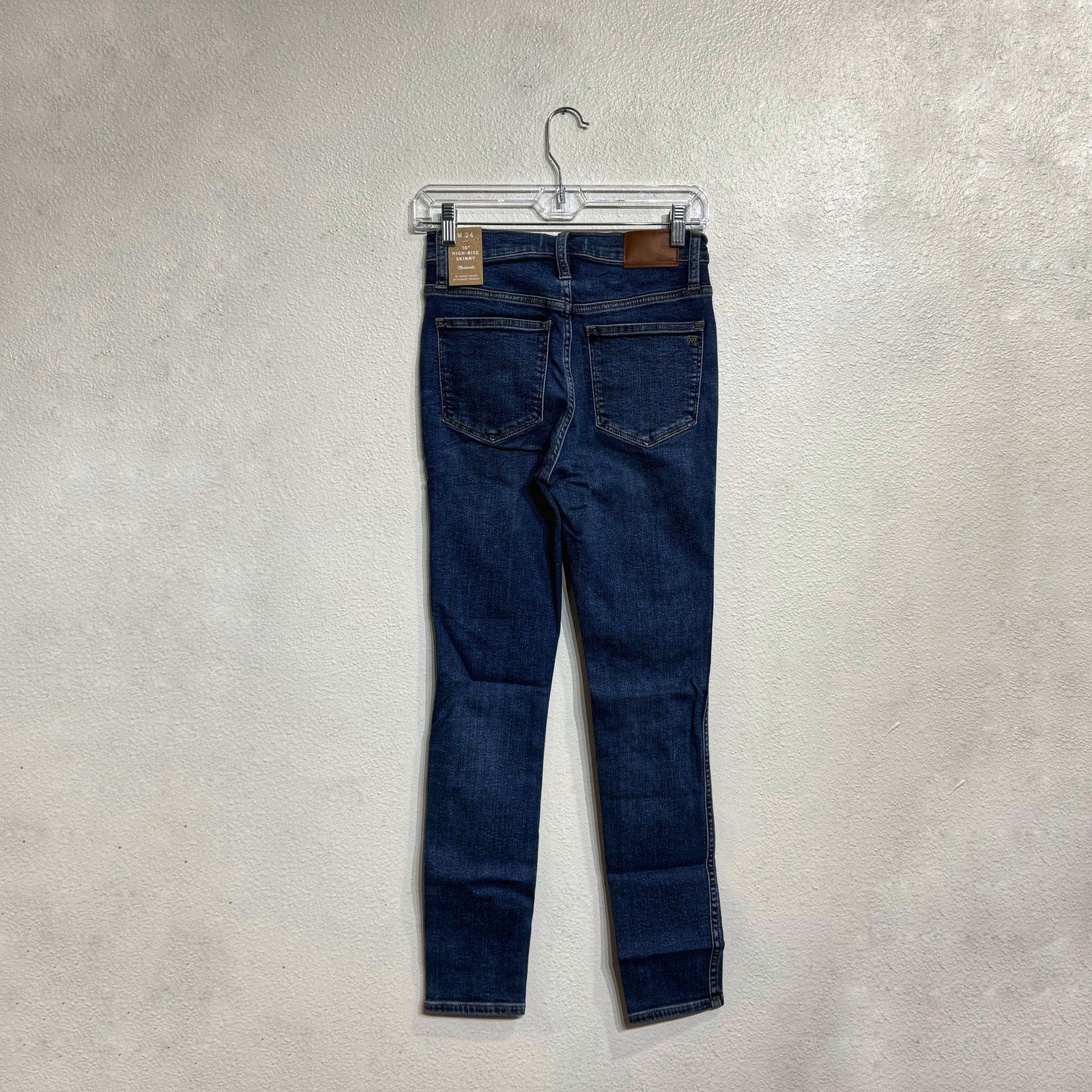 Madewell Blue 10" High-Rise Skinny Jeans Sz 24 NWT