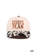 `0304 God's Plan Two Tone Cotton Hat SI-29581