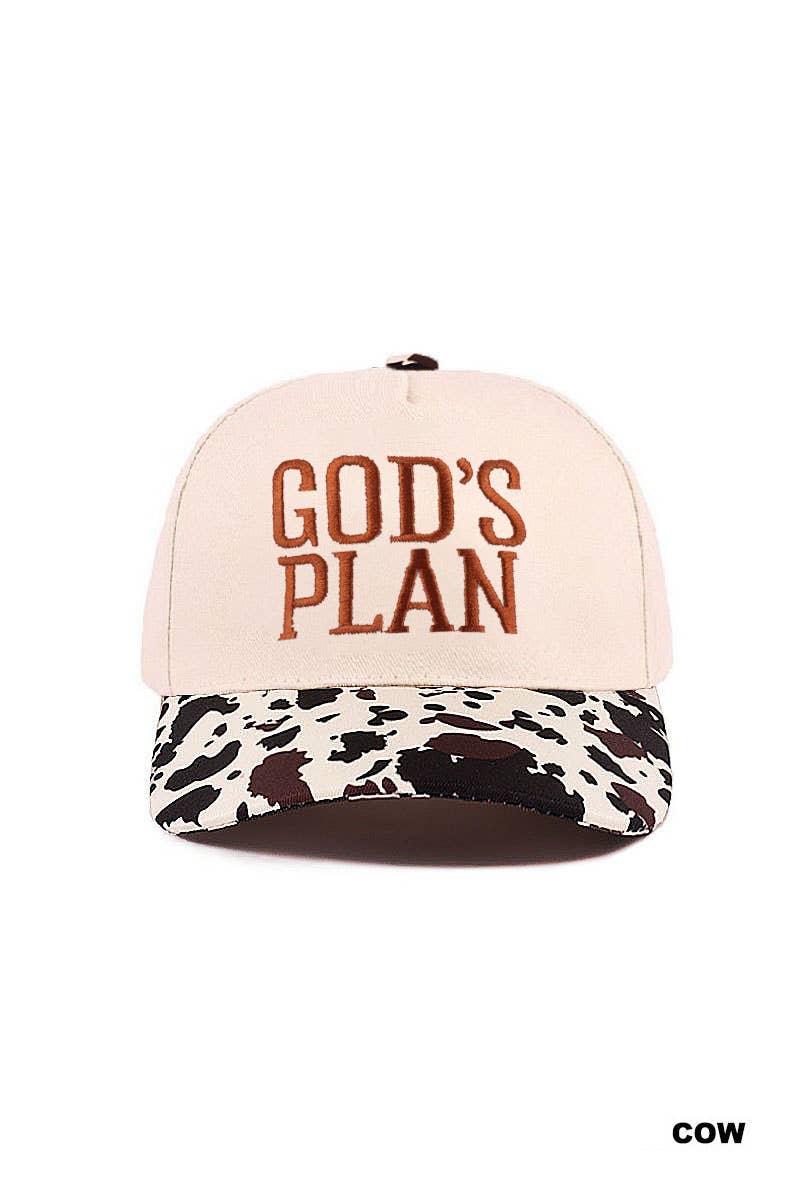 `0304 God's Plan Two Tone Cotton Hat SI-29581