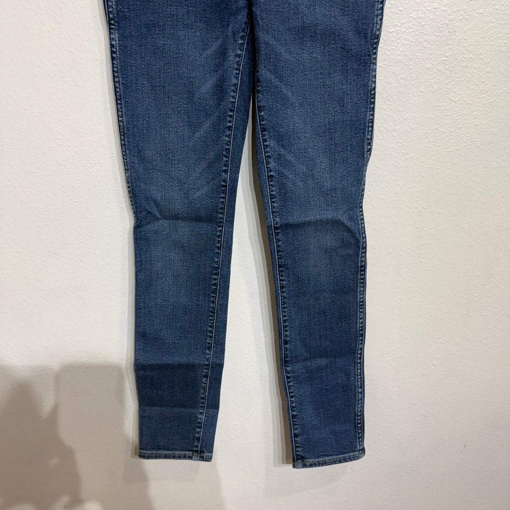 Madewell Blue 10" High-Rise Skinny Jeans Sz 24 NWT