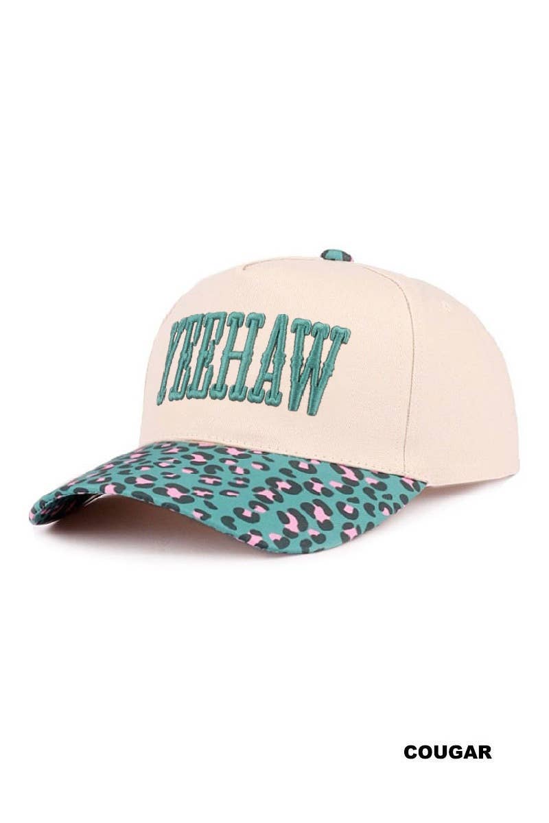 0118 Yeehaw Two Tone Canvas Cotton Cap SI-29122