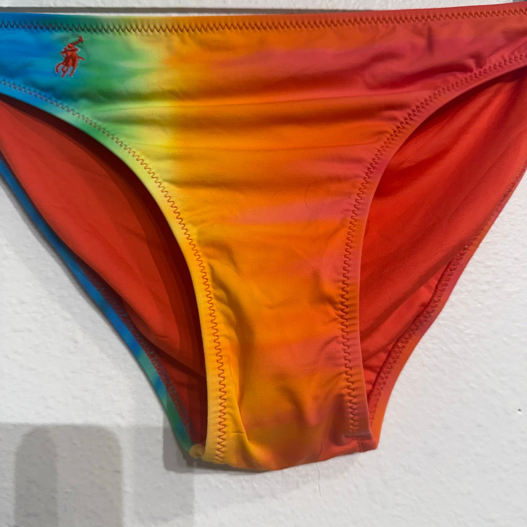 Polo Ralph Lauren Rainbow Devin Ombre Bikini Swim Bottom Sz XL
