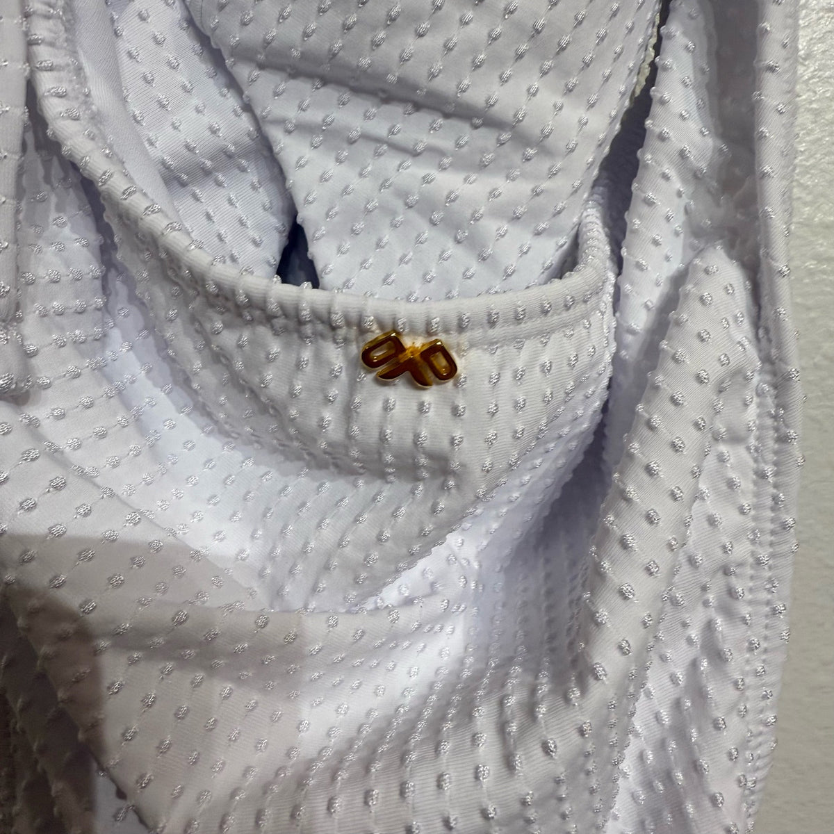 PQ Swim Sail White Vale One Piece Swimsuit Sz M NWT