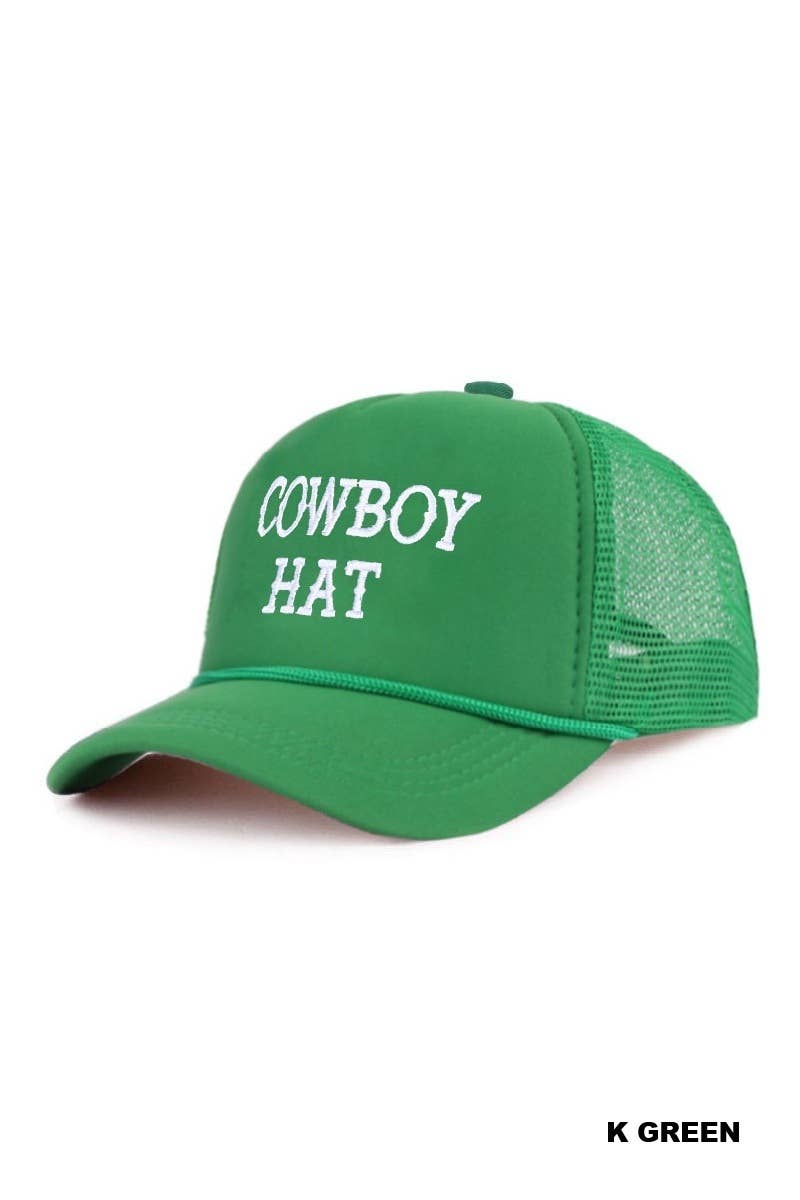 SI-26717 The Cowboy Hat Baseball Mesh Cap