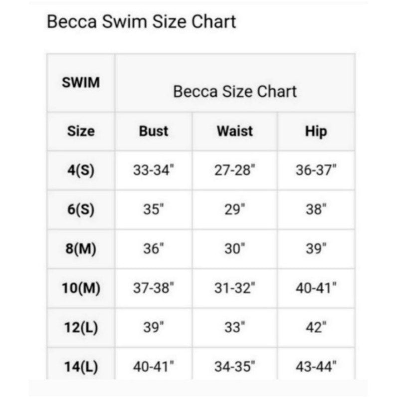 Becca Mist Pucker Up Bikini Top Sz S NWT