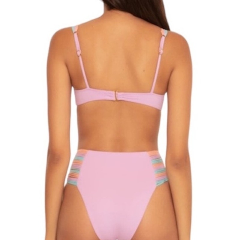 Isabella Rose Lavender Lucca Bikini Top Sz M NWT