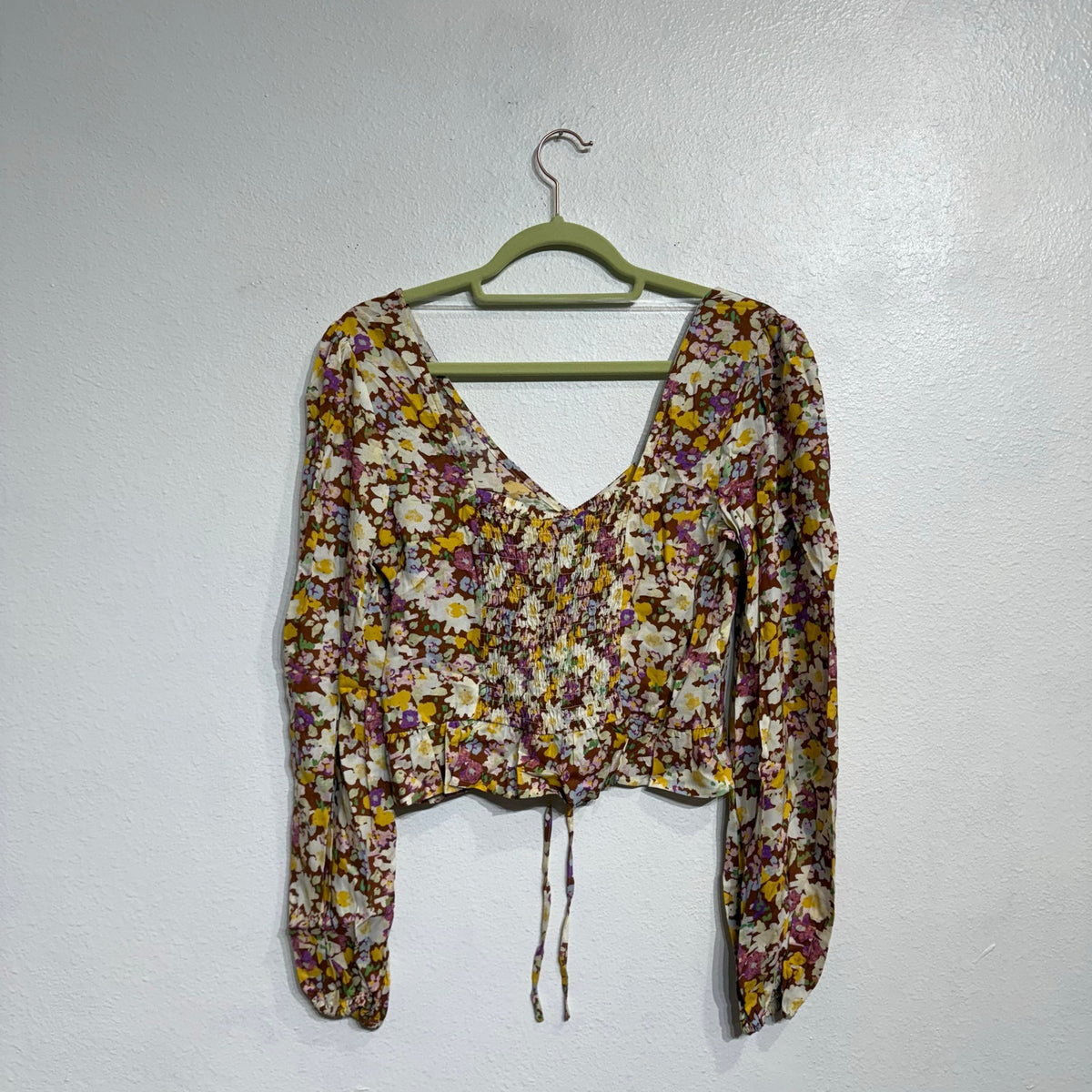 Sanctuary Sunny Field Drawn To You Floral Top Sz XS NWT