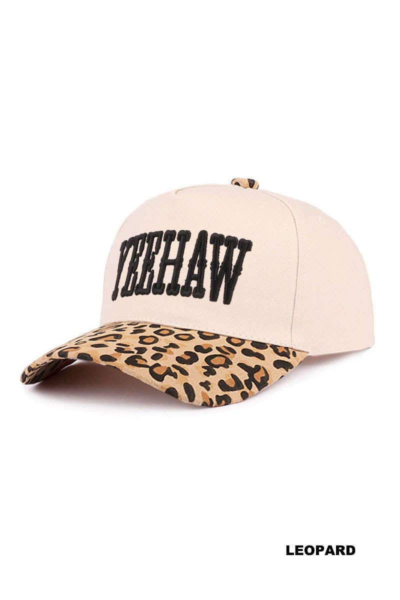 0118 Yeehaw Two Tone Canvas Cotton Cap SI-29122