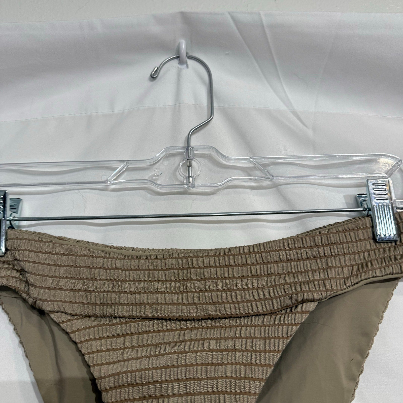 Isabella Rose Truffle Maza Maui Textured Bikini Bottom Sz L NWT