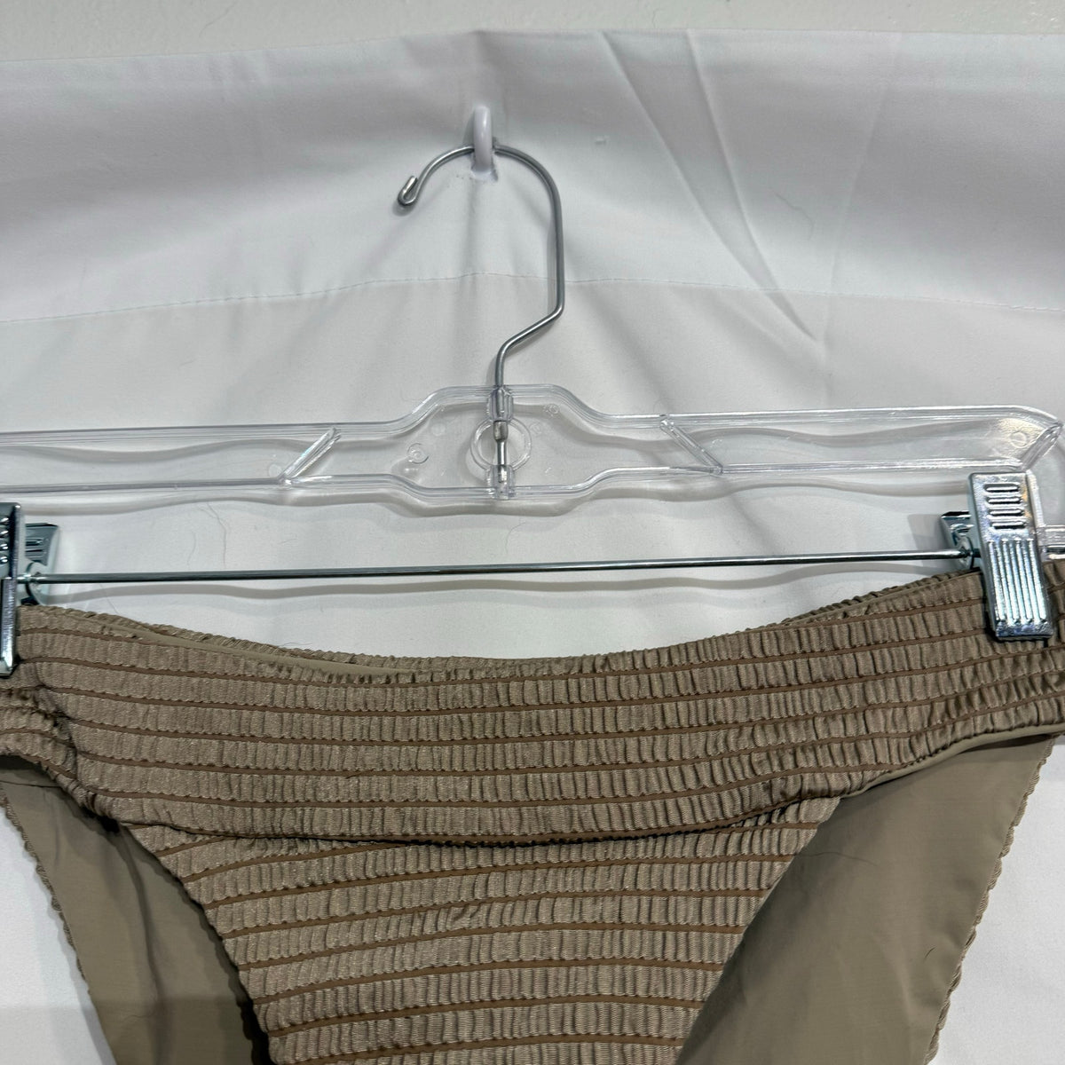 Isabella Rose Truffle Maza Maui Textured Bikini Bottom Sz L NWT