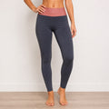 Lanston Sport Gray Pink Colorblock Leggings Sz L NWT