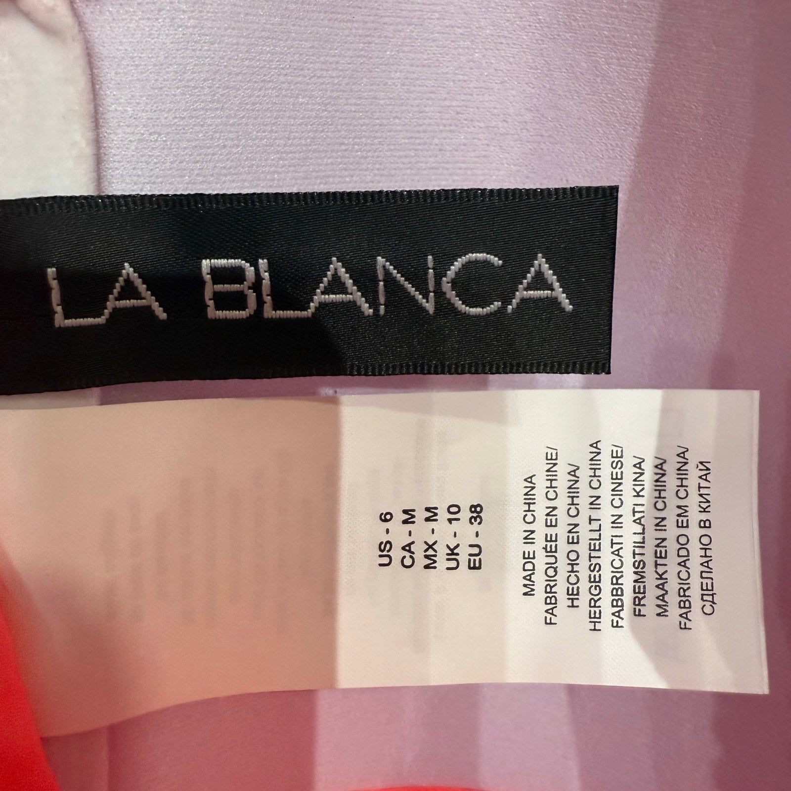 La Blanca Island Goddess Twist Bandini Tankini Top Sz 6 NWT