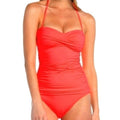 La Blanca Island Goddess Twist Bandini Tankini Top Sz 6 NWT