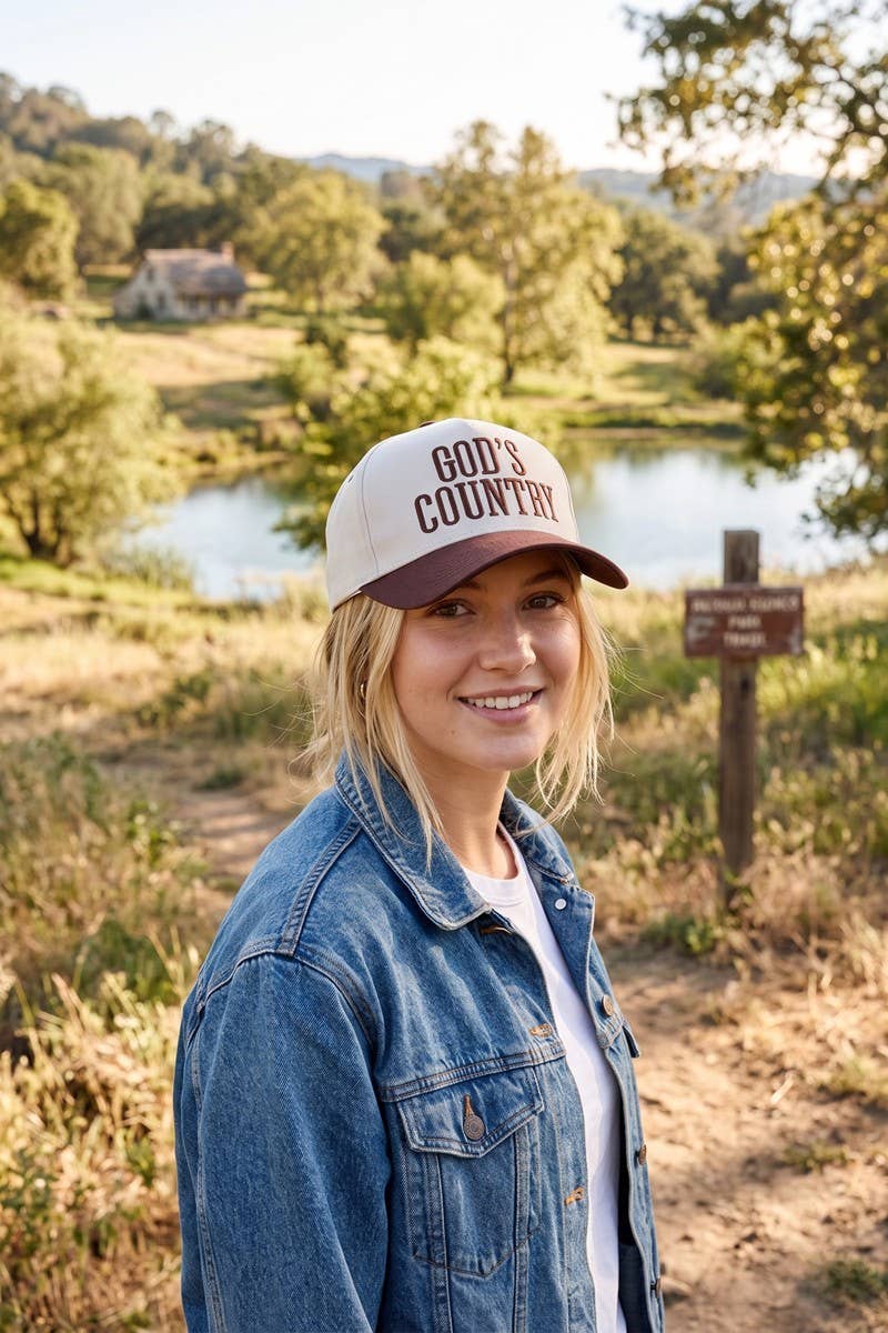 0519 God's Country Two Tone Snapback Hat SI-29859