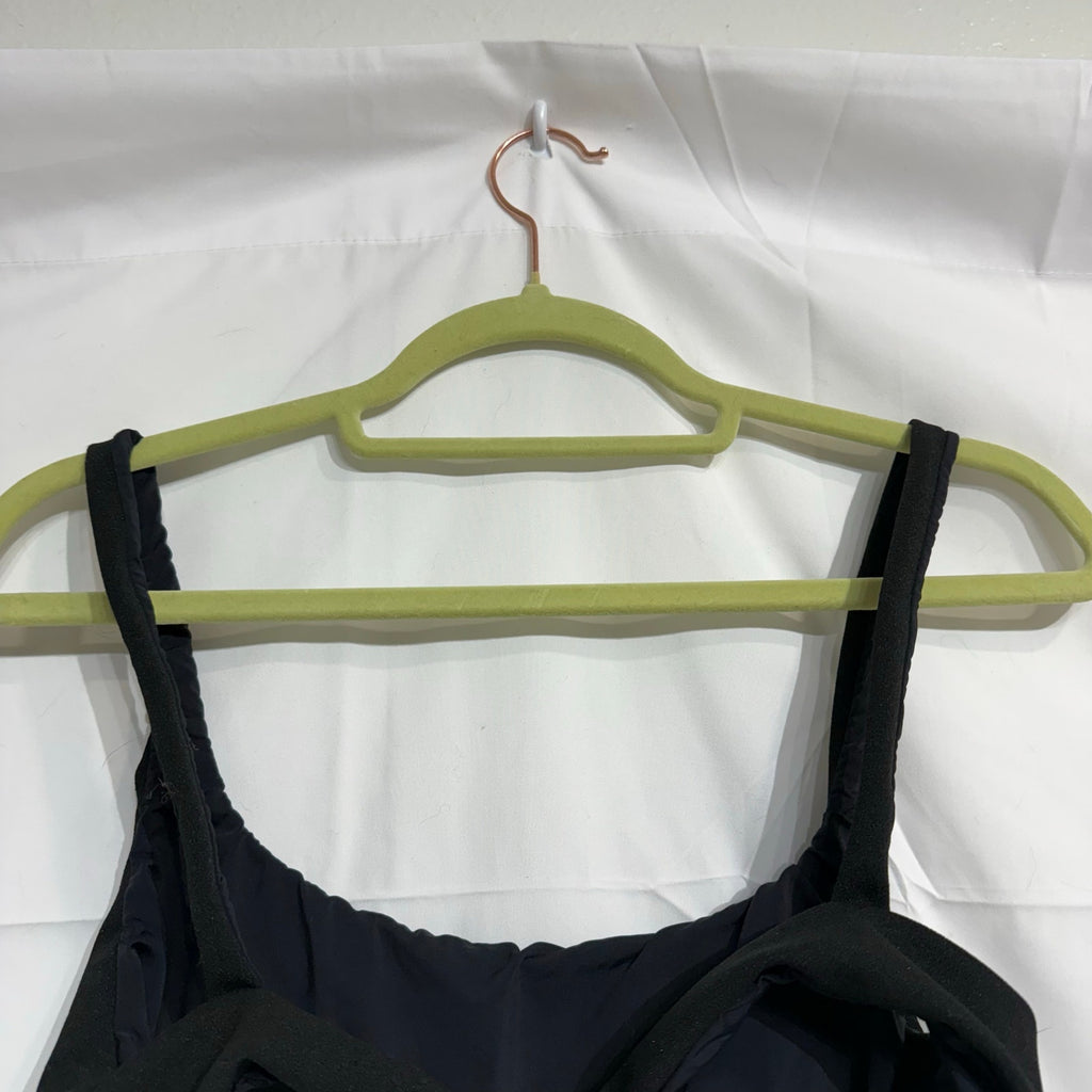 Haight Black Crepe Thidu Bikini Top Sz M NWT