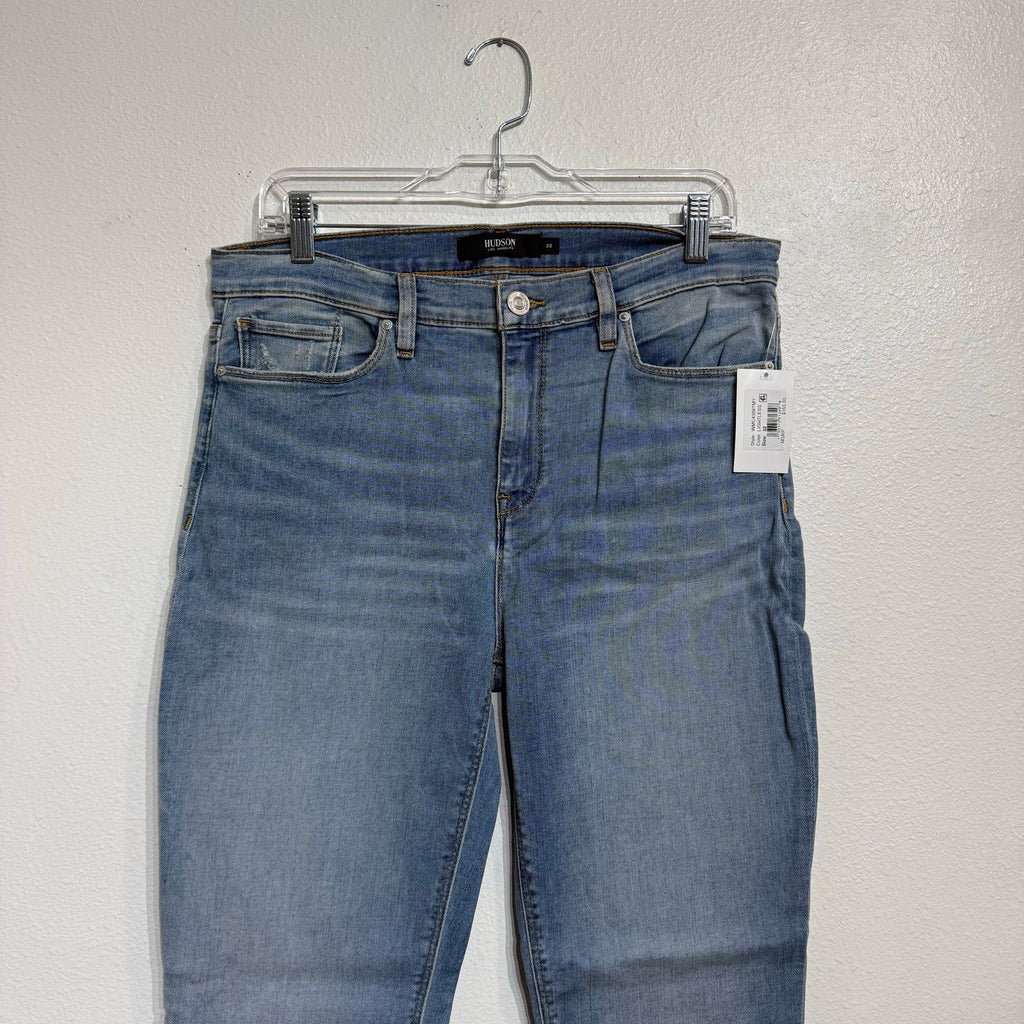 Hudson Lightless Nico Mid-Rise Super Skinny Jeans Sz 32 NWT