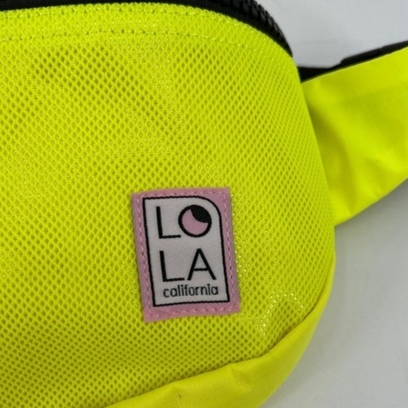 Lola Fluorescent Yellow Moonbeam Bum Bag NWT