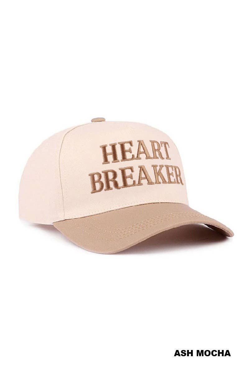 0427 Heart Breaker Two Tone Cotton Hat SI-29784