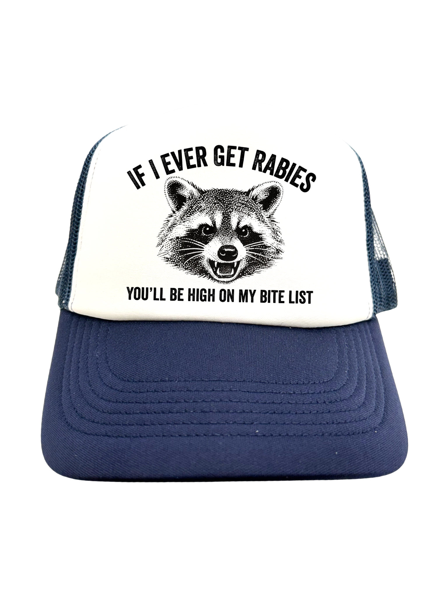 IF I EVER GET RABIES | VINTAGE STYLE FOAM TRUCKER HAT