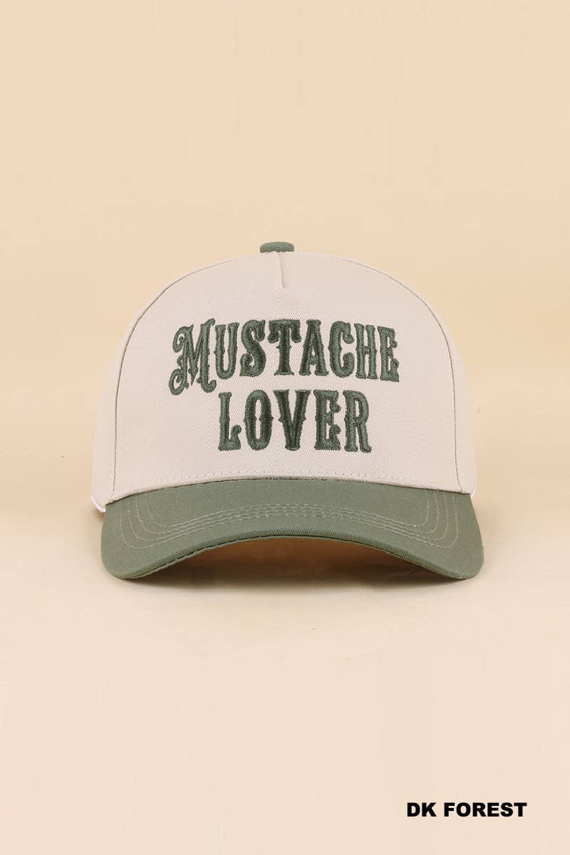 0519 Mustache Lover Two Tone Snapback Hat SI-29862
