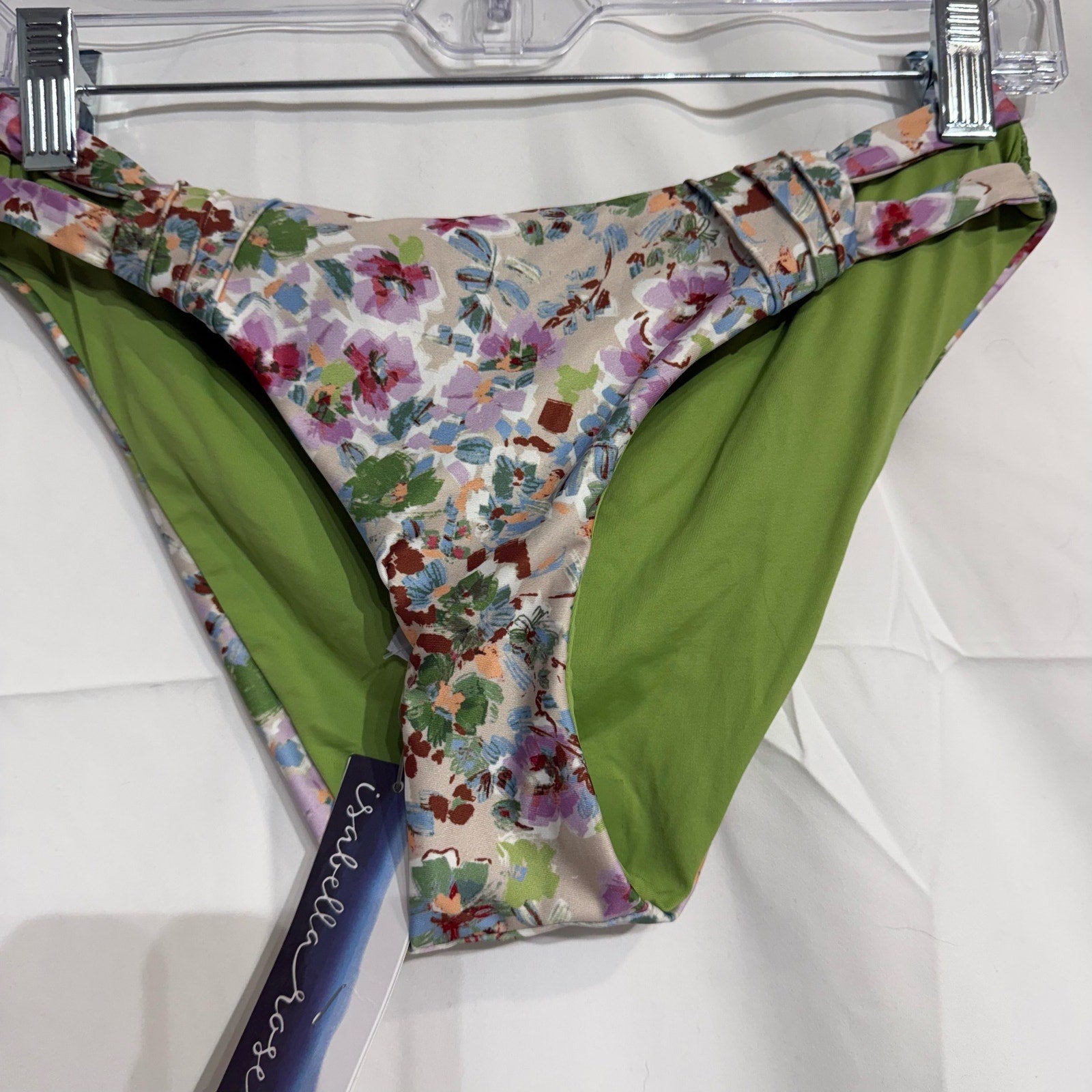 Isabella Rose Maui Floral Reversible Swim Bottom Sz XS NWT