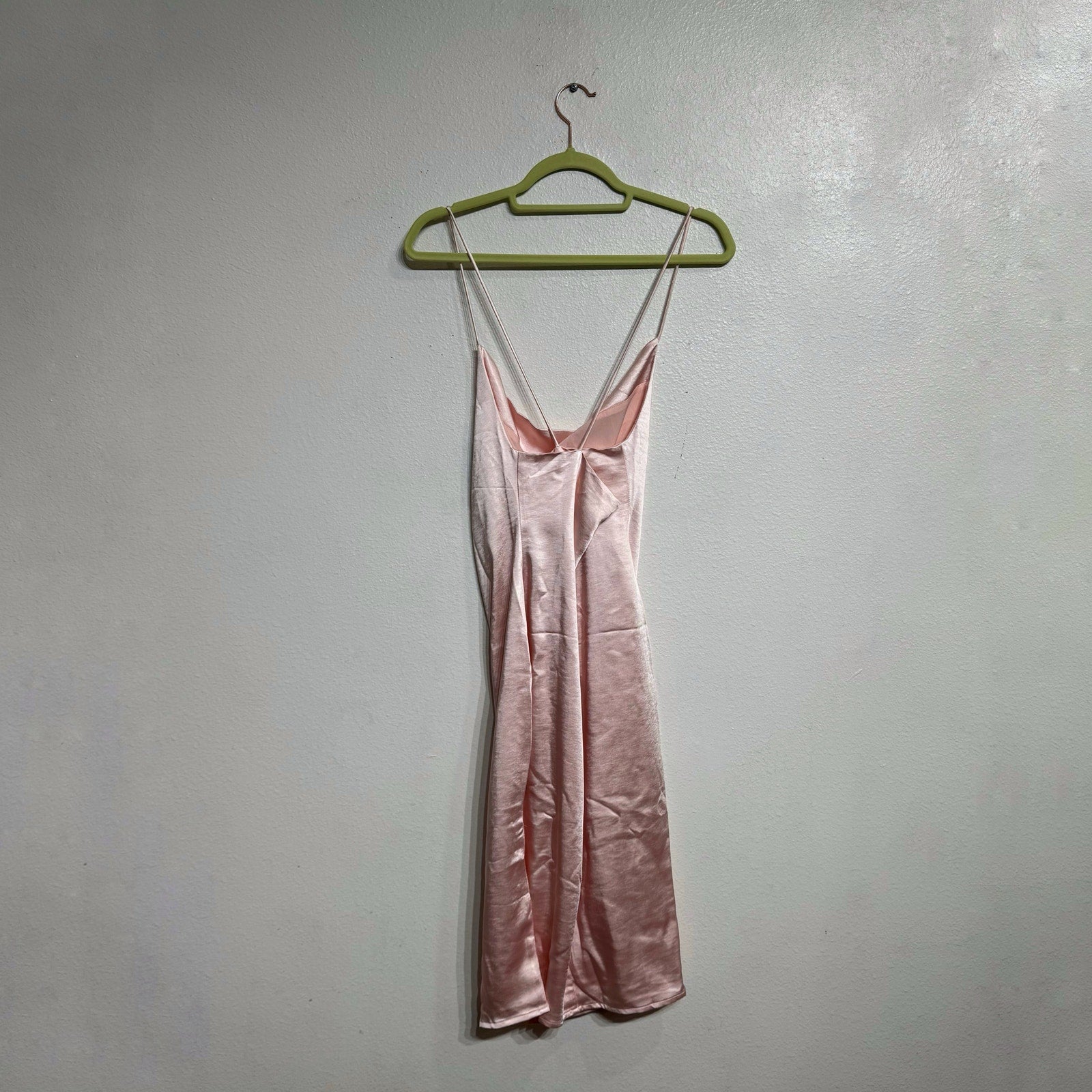 Superdown Blush Pink Billie Drape Midi Dress Sz M NWT