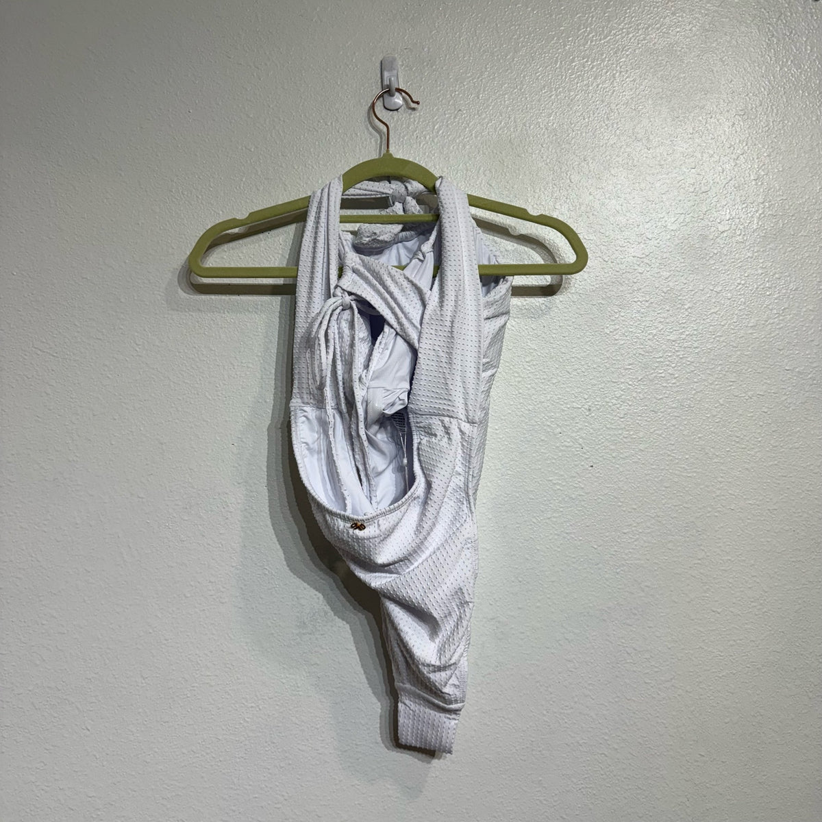PQ Swim Sail White Vale One Piece Swimsuit Sz L NWT