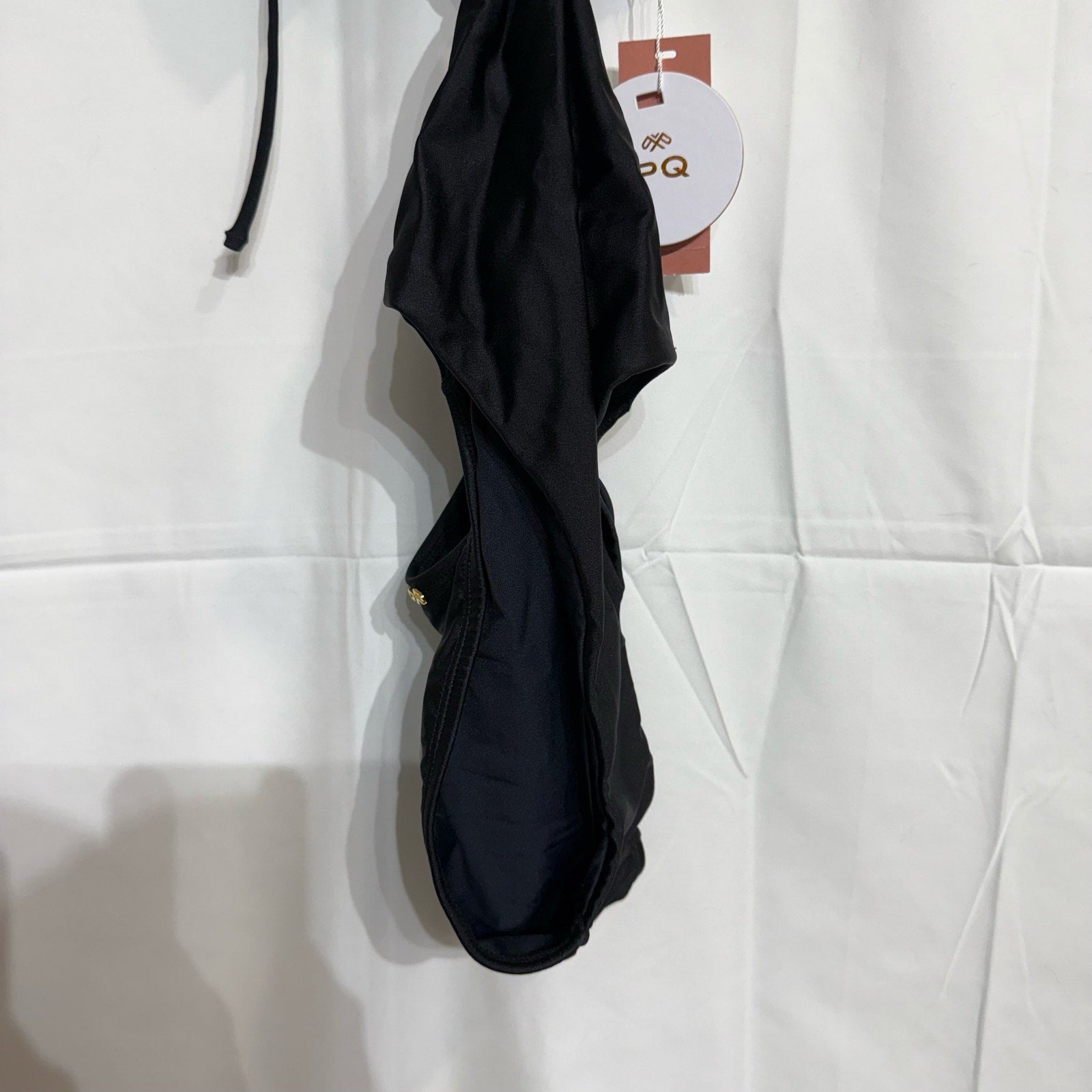 PQ Swim Black Hayden Cut Out One Piece Sz S NWT