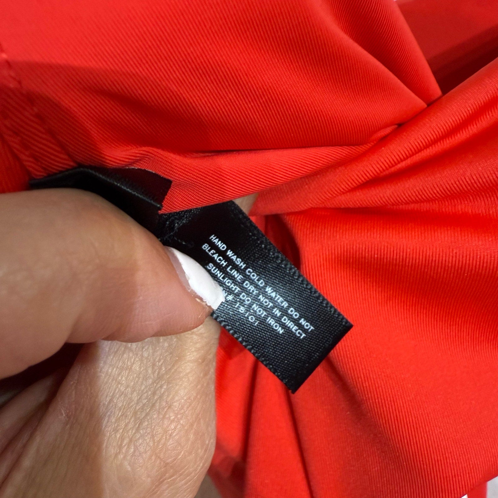 Aqua Red One Shoulder Cut Out One Piece Swimsuit Sz XS NWT