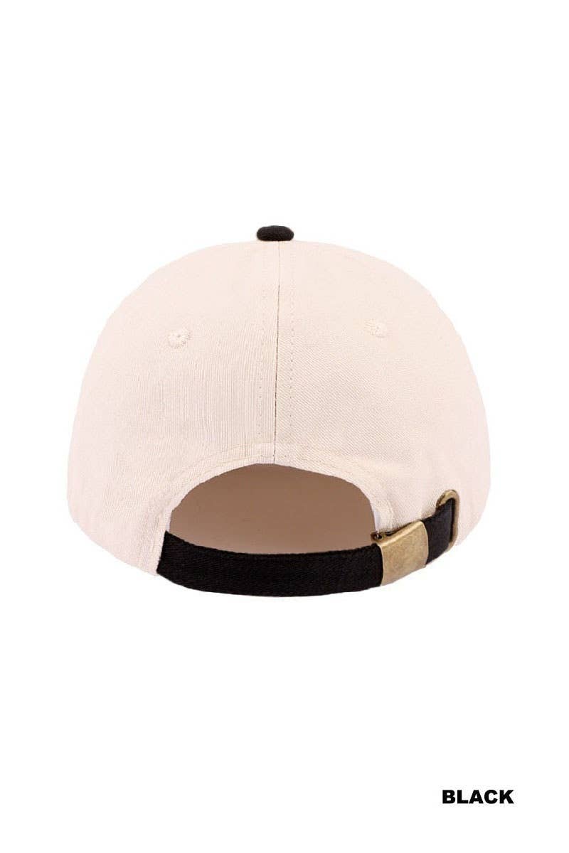 `0304 God's Plan Two Tone Cotton Hat SI-29581