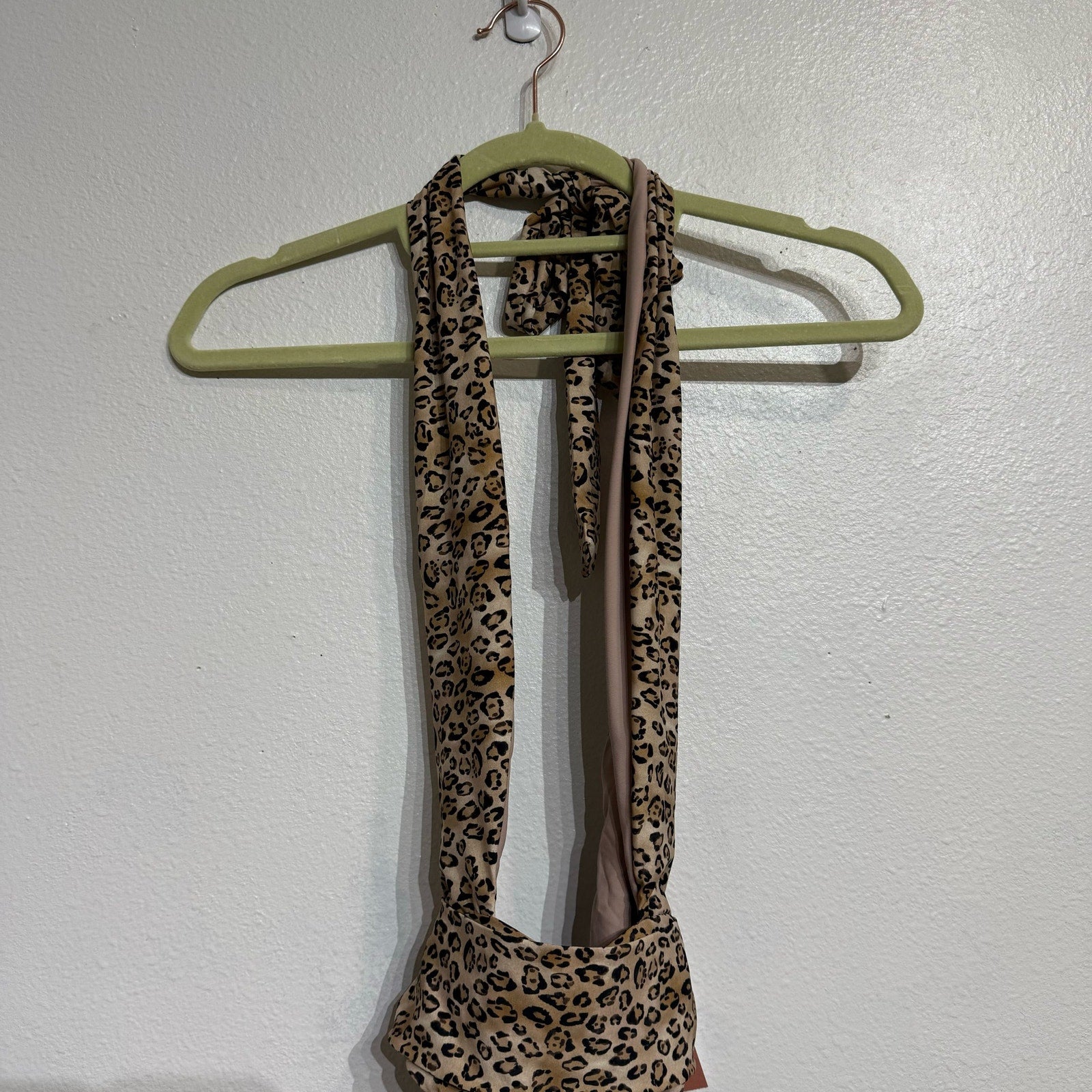 PQ Swim Tan Leopard Alex One Piece Sz S NWT