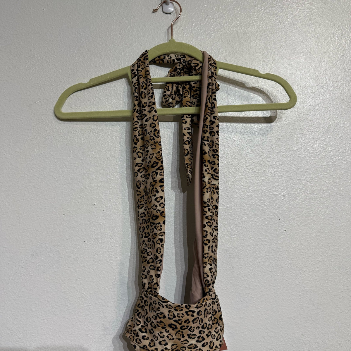PQ Swim Tan Leopard Alex One Piece Sz S NWT