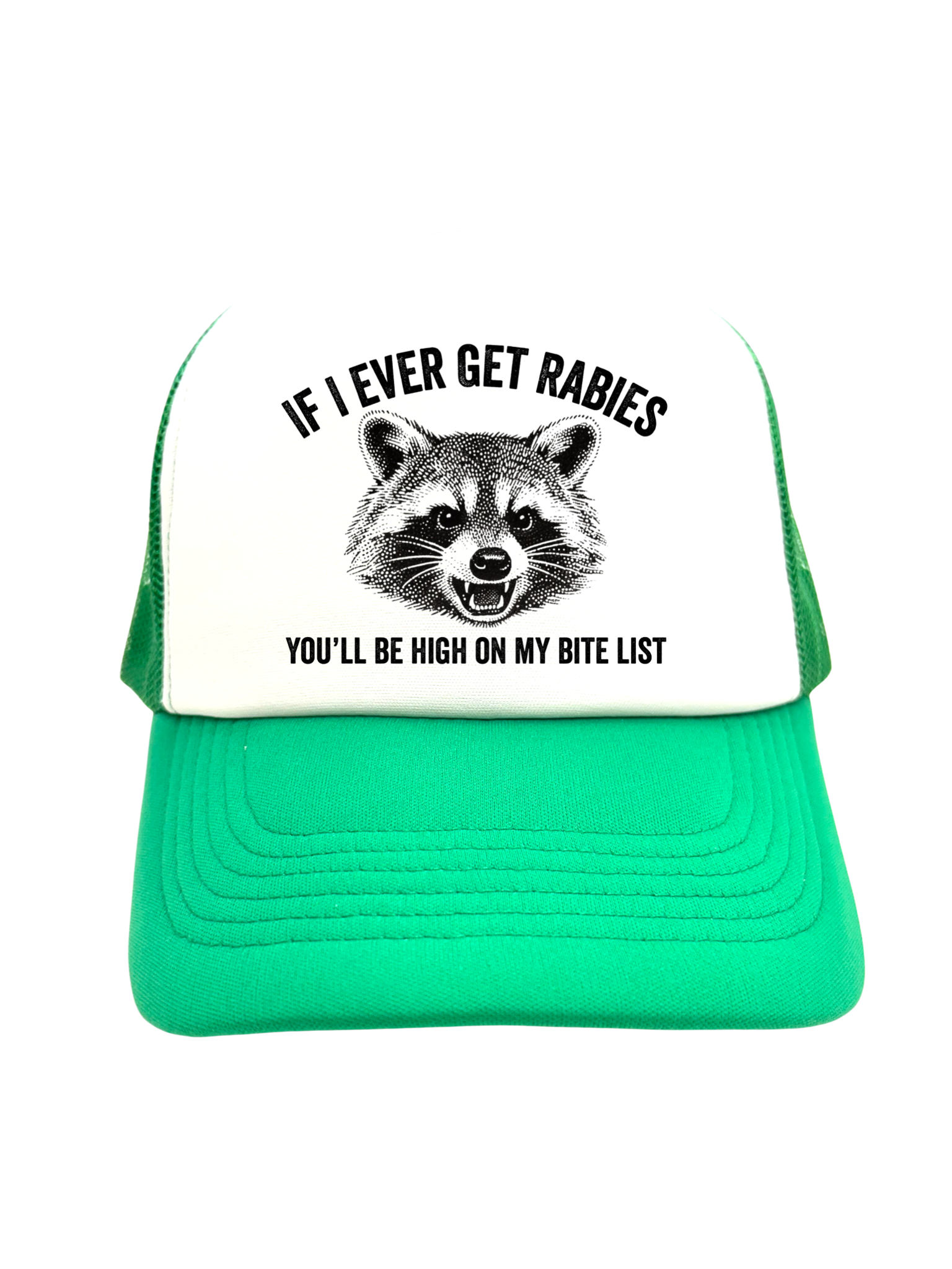 IF I EVER GET RABIES | VINTAGE STYLE FOAM TRUCKER HAT
