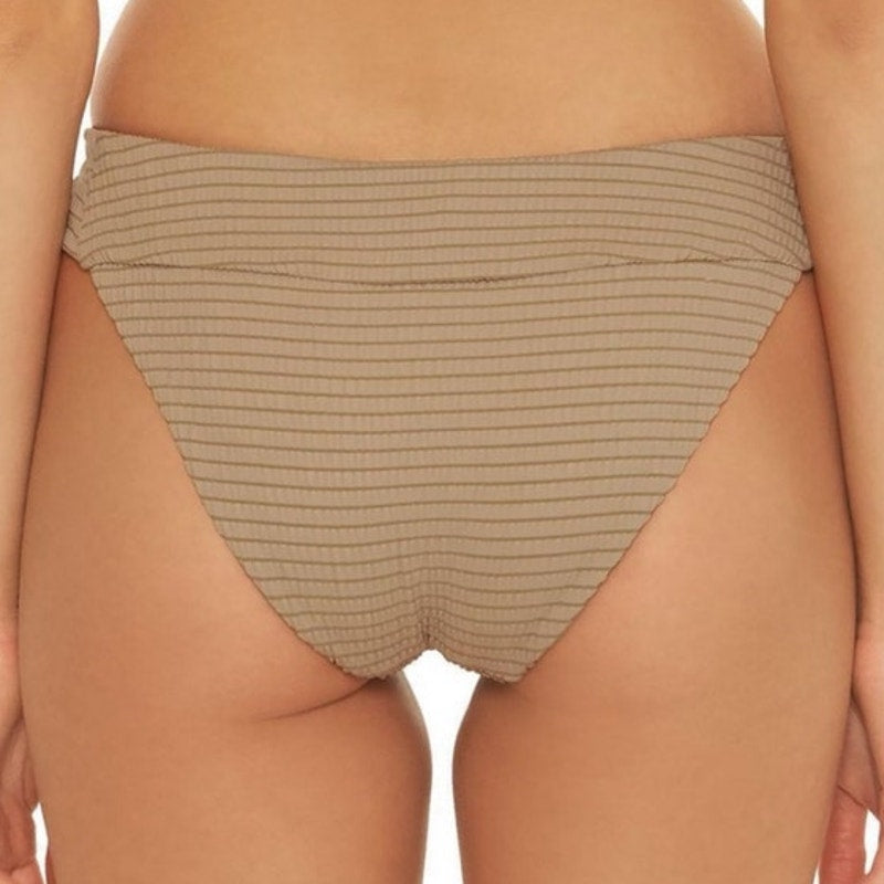 Isabella Rose Truffle Maza Maui Textured Bikini Bottom Sz L NWT