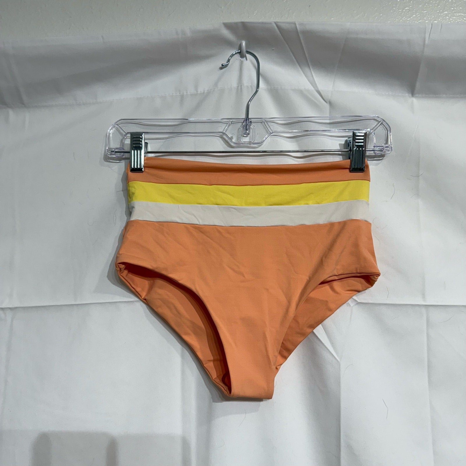 L*space Tangy Lemondrop High Waist  Bikini Bottoms Sz S NWT