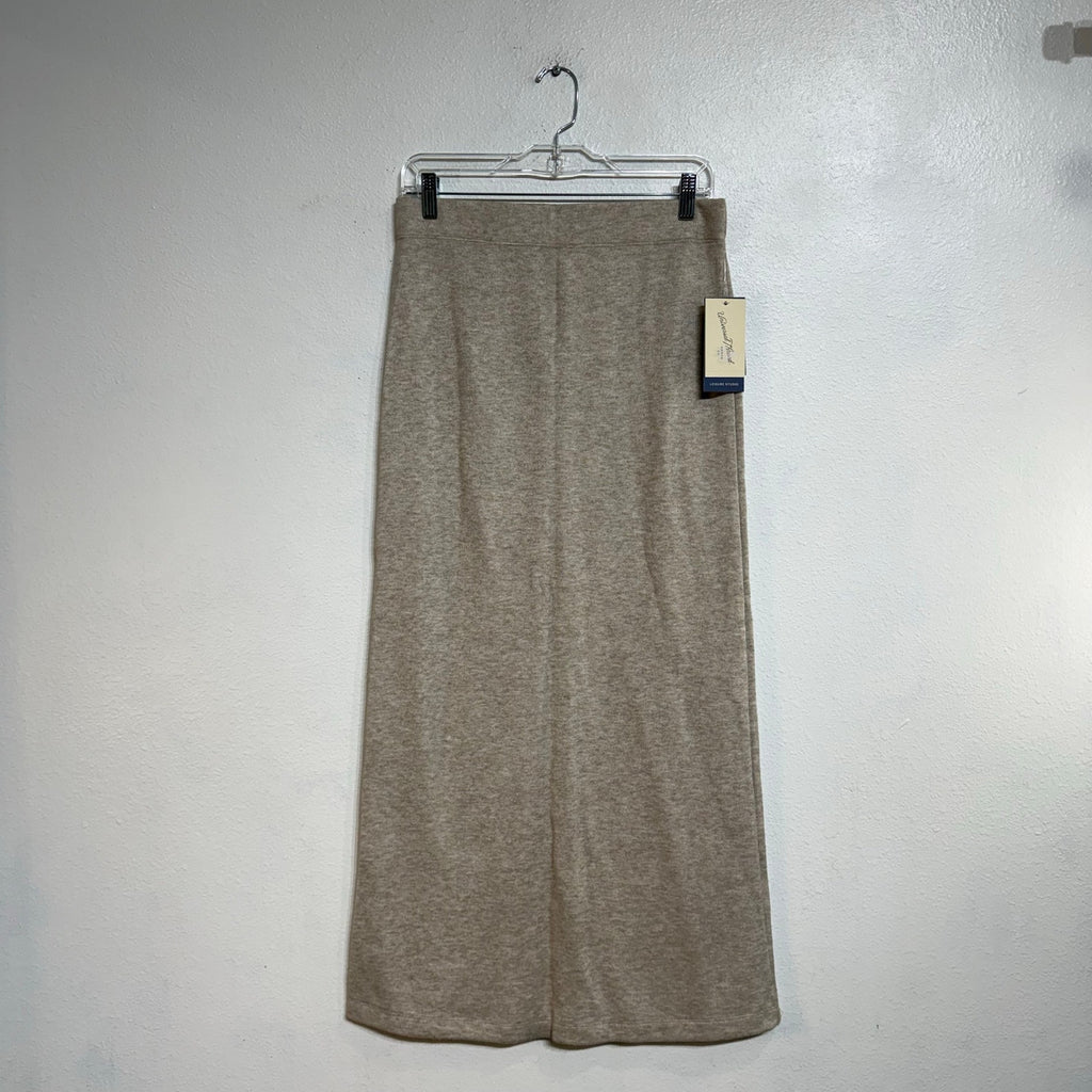 Universal Thread Beige Sweater Knit Maxi Skirt Minimalist Sz M NWT
