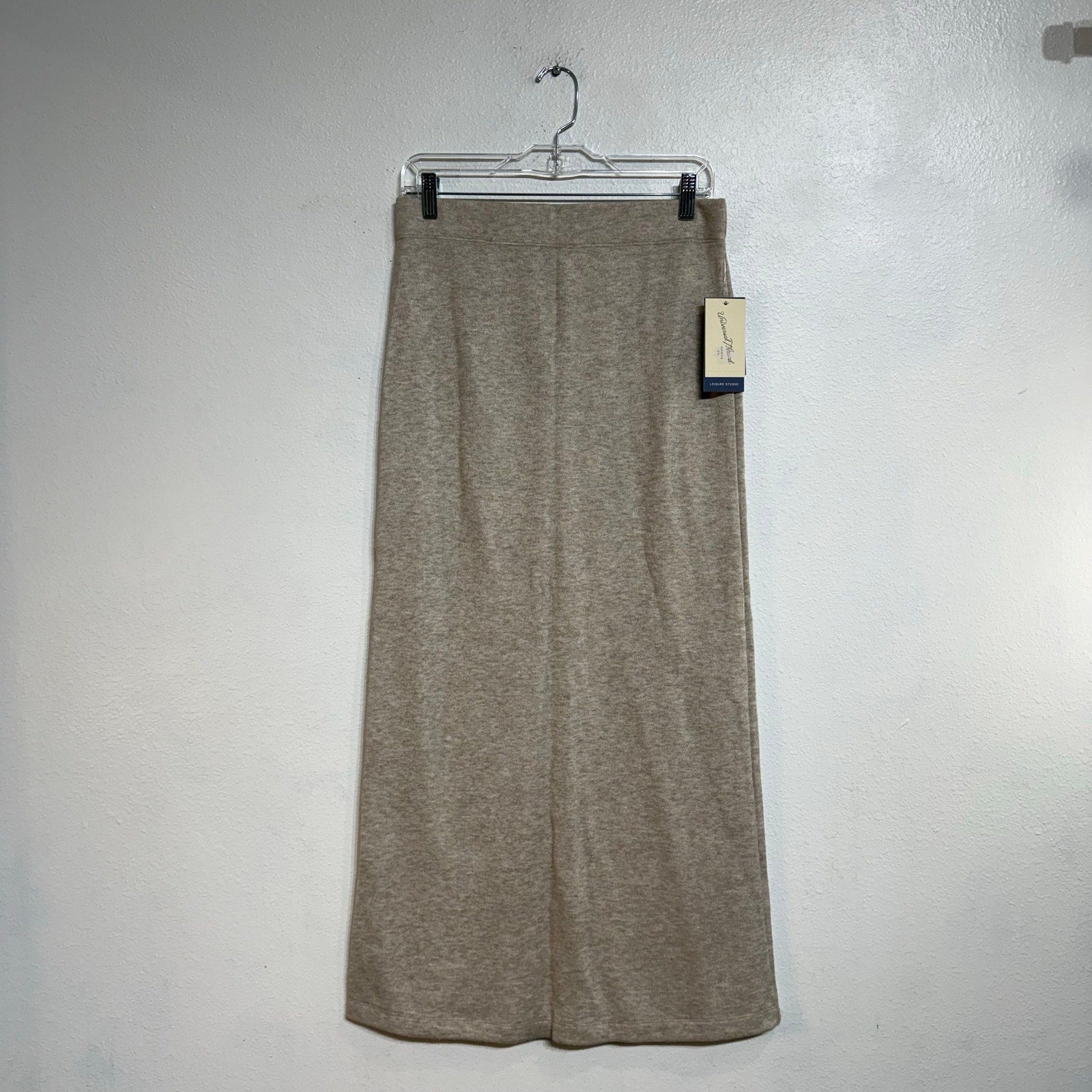 Universal Thread Beige Sweater Knit Maxi Skirt Minimalist Sz M NWT