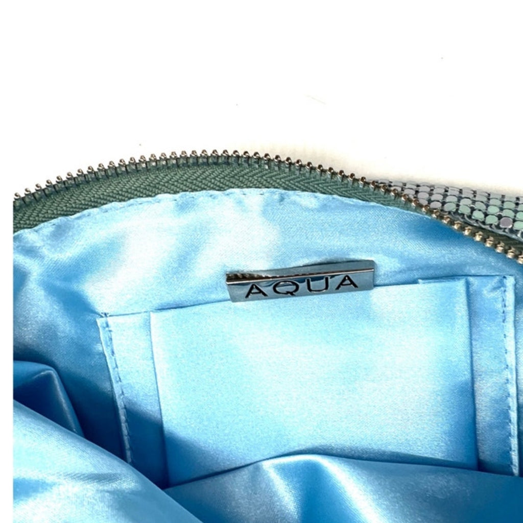 Copied - Aqua Blue Ellie2 Crystal Mesh Shoulder Bag NWT