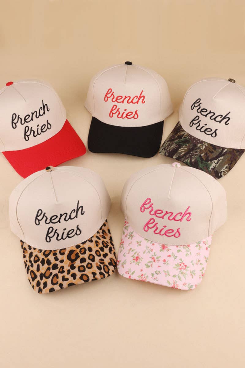 0420 French Fries Two Tone Cotton Hat SI-29753