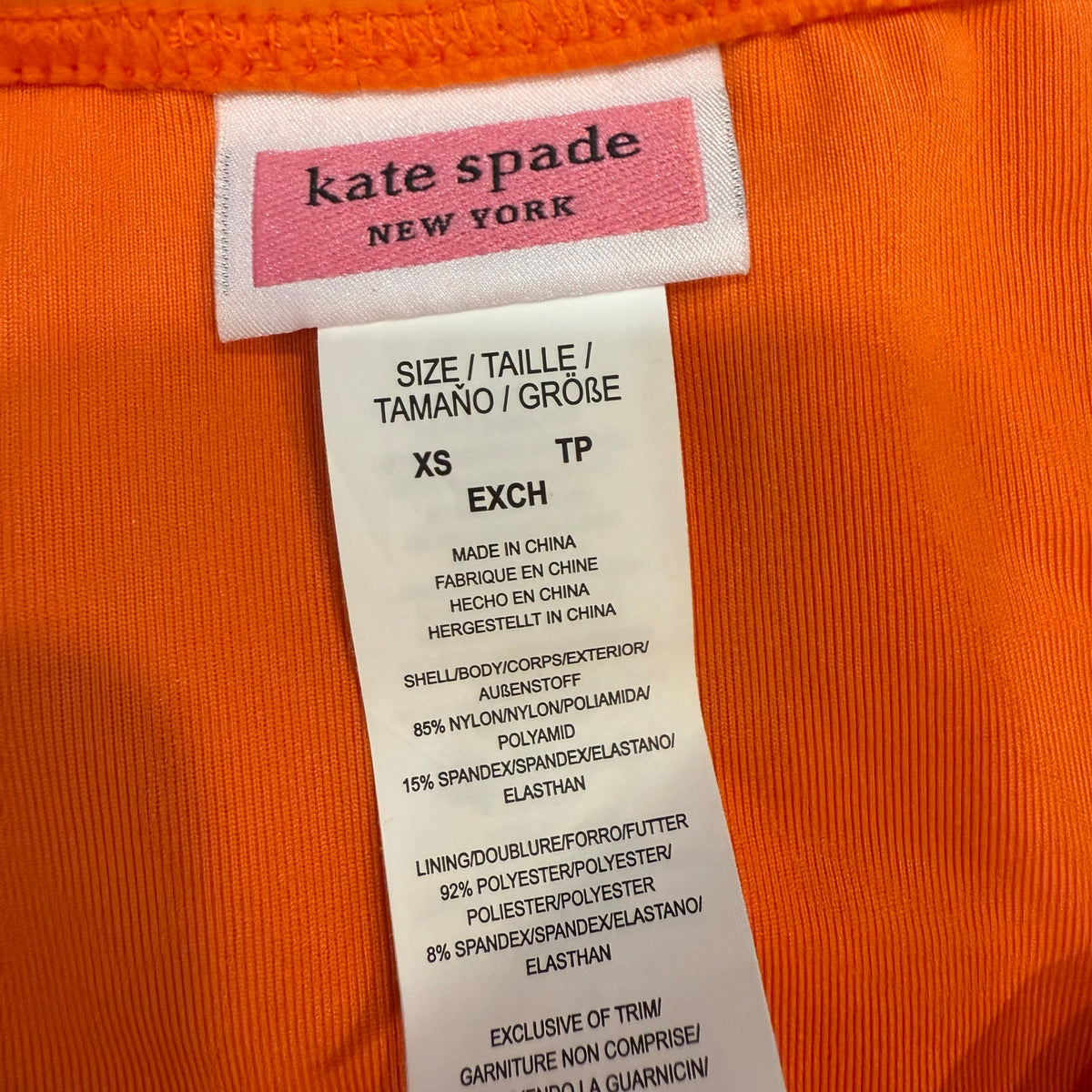 Kate Spade New York Surf Pink O-Ring Bikini Bottoms Sz XS NWT
