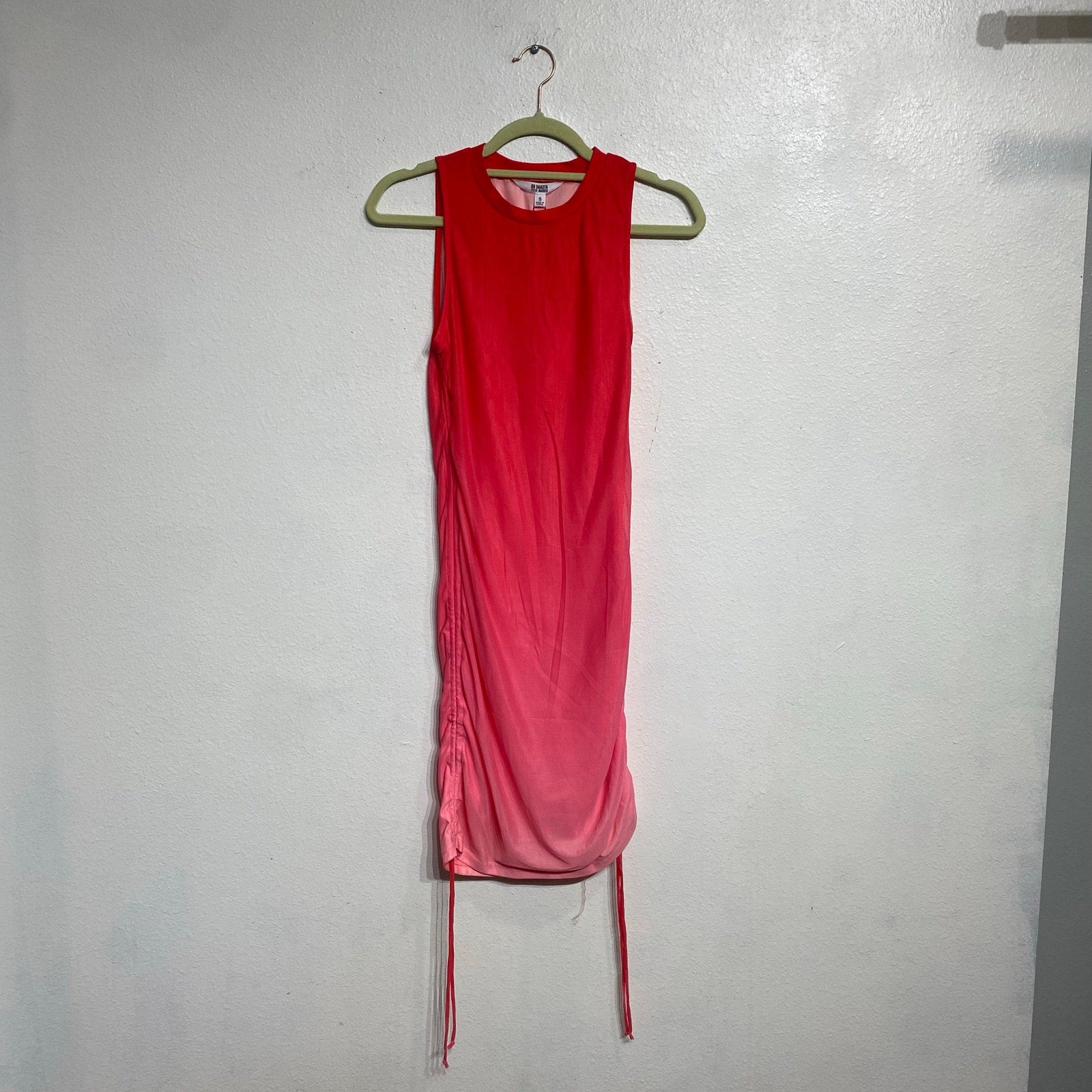 BB Dakota by Steve Madden Hibiscus Red Deep Skies Mini Dress Sz S NWT