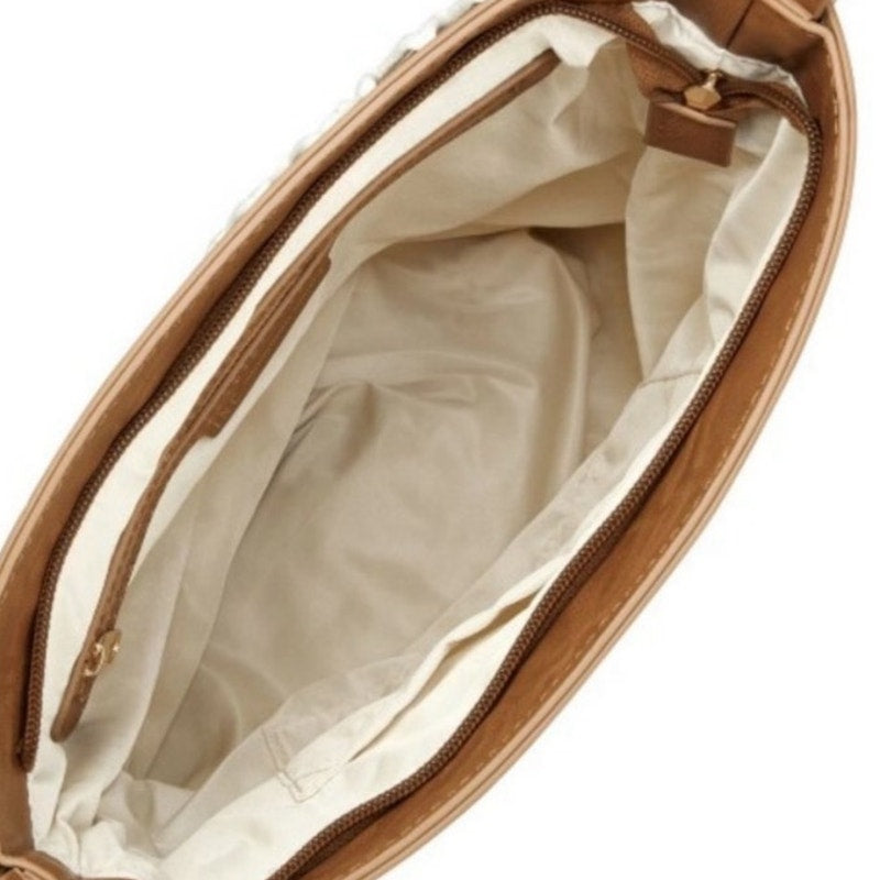 INC International Concepts Macrame Crossbody Ivory NWT