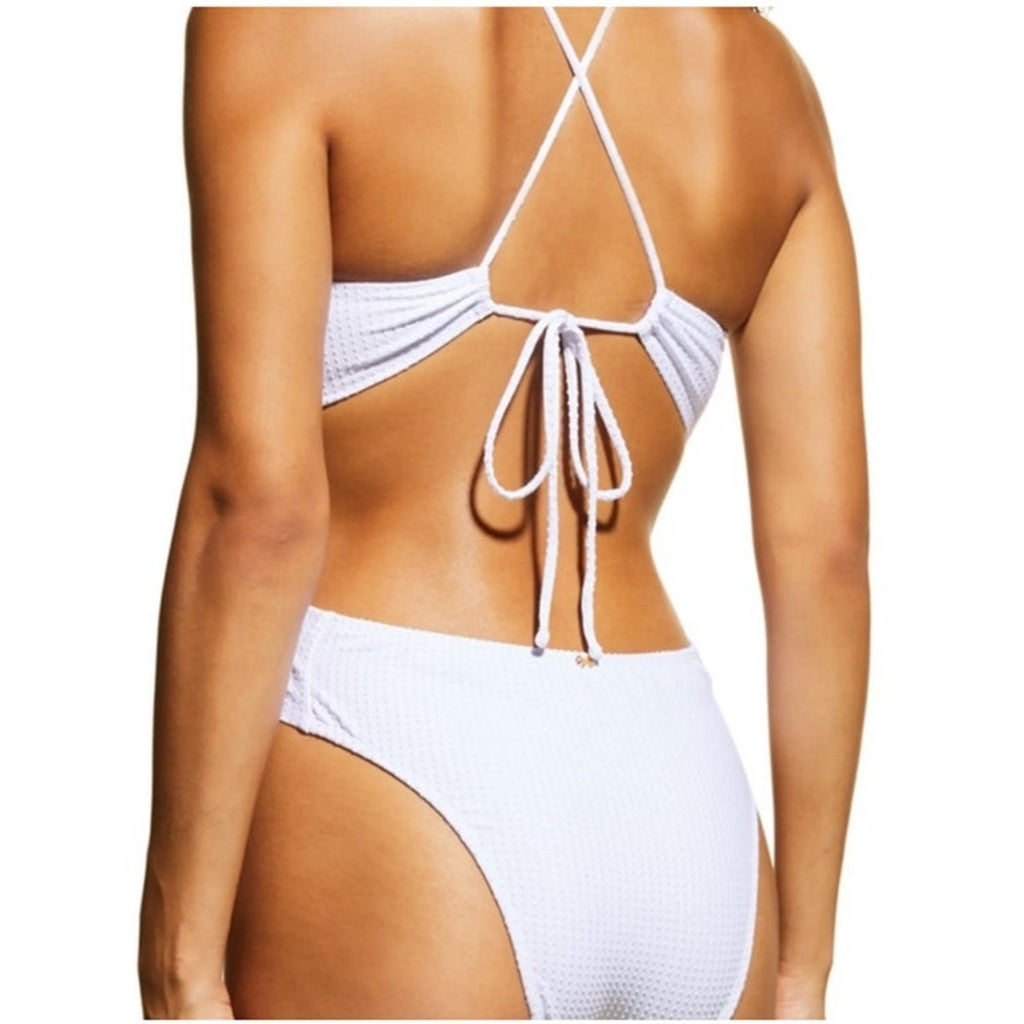 PQ Swim Sail White Vale One Piece Swimsuit Sz M NWT