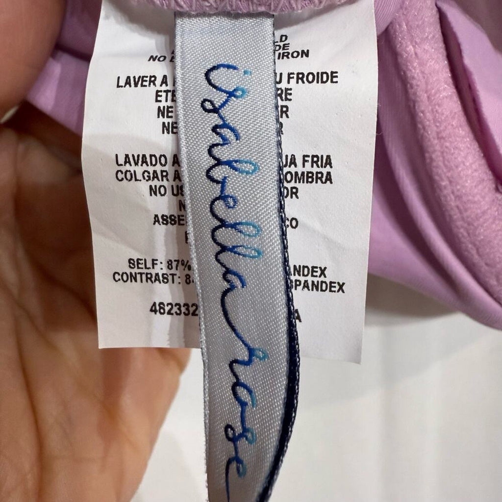 Isabella Rose Lavender Lucca Bikini Top Sz S NWT