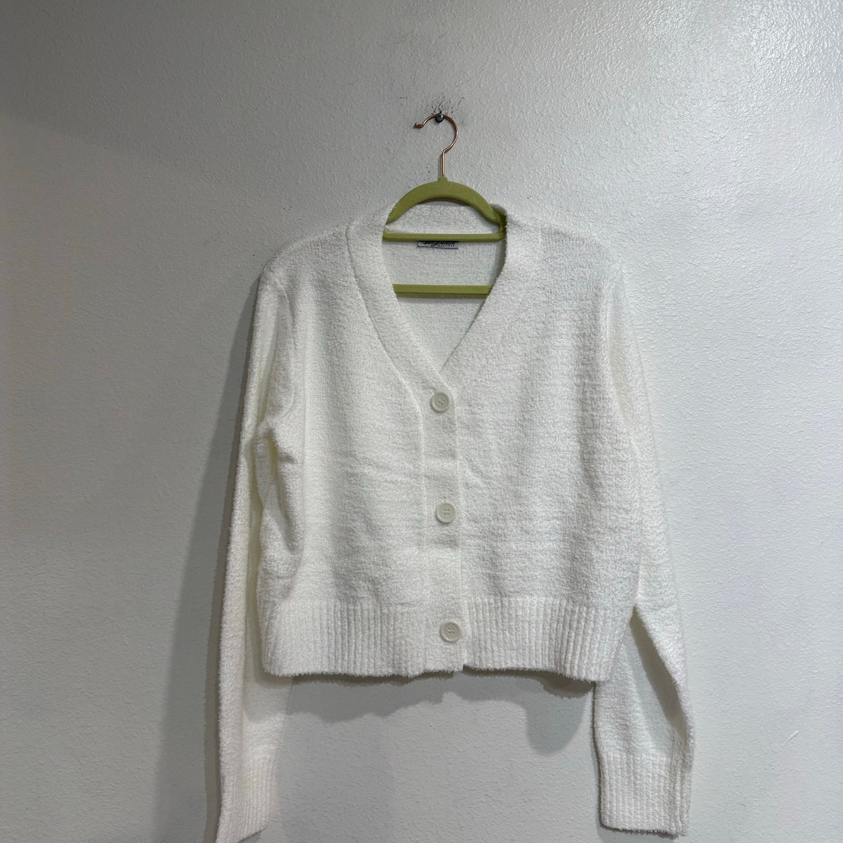 Magnolia Boutique Ivory Sherpa Lounge Set Cardigan Wide Leg Pants Sz L NWT