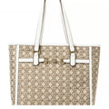 Giani Bernini Tan Logo Jacquard Tote NWT